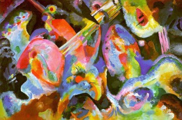  kandinsky pintura al %c3%b3leo - Improvisación sobre inundaciones Wassily Kandinsky